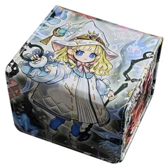 デッキケース　遊戯王　白き森のリゼット　白き森のアステーリャ　白き森のいいつたえ　罪宝　レザー　カードケース　横入れ　新品のサムネイル