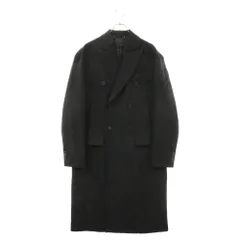 VALENTINO (ヴァレンチノ) Virgin Wool With Flowers Coat フラワーデザイン ロングコート ブラック WV3CAC497GNのサムネイル