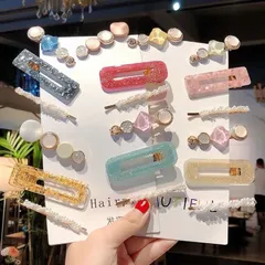 3本セット　ヘアクリップ　パールピン　髪留め ヘアピン　韓国　韓流　お洒落