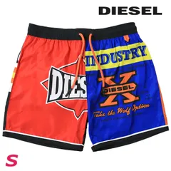 新品・未使用 ディーゼル DIESEL 海パン ビーチウェア スイムウェア メンズ プリント切替 メンズ水着 男性水着 ショートトランクス サーフパンツ BMBX-WAVE-B