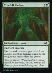 【中古】マジックザギャザリング 185/254[C]：【MH1】【FOIL】Treefolk Umbra/ツリーフォークの陰影