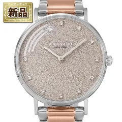 コーチ Coach 腕時計 ペリー 14503522 ラインストーンインデックス シューティングスター 梨地 ラメ ローズゴールド文字盤 SS クオーツアナログのサムネイル