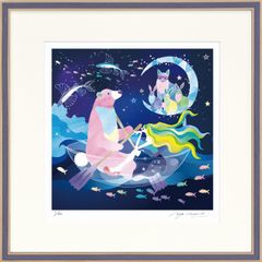 藤城清治『夏・魚しました』 - メルカリ