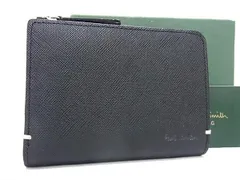 ■新品■未使用■ Paul Smith ポールスミス レザー 二つ折り 財布 ウォレット 小銭入れ 札入れ ブラック系×マルチカラー BK0872のサムネイル