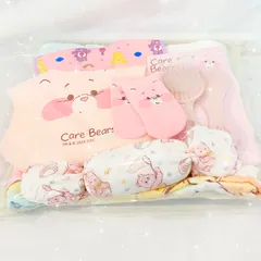 出産祝い／ベビーギフト／ギフトセット／ケアベア／ピンク／女の子