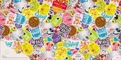 V2 Vol.624 고무 매트 컬렉션 [디즈니 100] 스티커 아트 부시로드