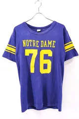 Used 70s USA Champion NOTREDAME 76 Football T-Shirt Size M 古着