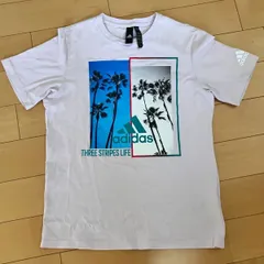 ★adidas パームツリー Tシャツ  ＜ライトピンク＞