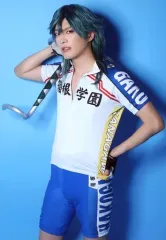 【中古】生写真(男性) 岸本卓也(銅橋正清)/膝上・背景青・キャラクターショット/舞台『弱虫ペダル』新インターハイ篇FINAL～POWER OF BIKE～ ランダムブロマイド