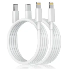 【新着商品】Type-C / 3A急速充電 MFi認証/PD対応 】iPhone Apple to Type-C 【 PD 充電ケーブル 2本セット タイプCケーブル アイフォンタイプC 2m 充電コード Lightningケーブル iPhone充電ケーブル