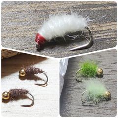 ■ELK■　ニンフ　12本セット　完成品フライ　フライフィッシング　ウェットフライ