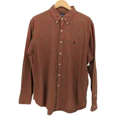 ラルフローレン RALPH LAUREN CLASSIC FIT ポニー刺繍 チェック ボタンダウンシャツ メンズ import：XL 