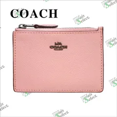 【クリアランスセール！！】コーチ COACH コインケース 57841 MINI SKINNY ID CASE ミニスキニー IDケース パスケース 小銭入れ キーリング付 マルチケース パウダー ピンク