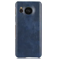 AQUOS sense7 plus ケース センス7プラス レザー ハード ケース 【Color】 ネイビー