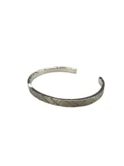 ブラックレーベルかクレストブリッジ　バングルサンプル未使用 WEB限定】クレストブリッジチェックシルバーバングル