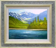 絵画　WSMサイズ　伊吹浩一　上高地　河童橋（横）　画歴書及びサイン入 2025年最新】上高地 油絵の人気アイテム - メルカリ