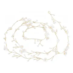 【特価】ヘッドドレス ヘアアクセサリー 結婚式 花嫁 髪飾り パール 小花 花冠 手作り 和装 成人式 発表会 卒業式 二次会 披露宴 撮影 入学式 飾り