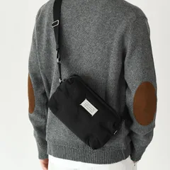 MAISON MARGIELA メゾン マルジェラ バッグ SB2WG0010P1511 ショルダーバッグ グラムスラム スポーツカメラバッグ メンズ ユニセックス ペア お揃い ブラック  黒 シンプル カジュアル