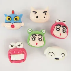 31 クロッグサンダル　ジビッツ クレヨンしんちゃん 6個セット しんちゃん シロ チョコビ ぶりぶりざえもん アクション仮面