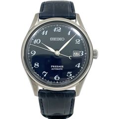 【SEIKO】セイコー プレザージュ SARA019 6L35-00B0 腕時計 ステンレススチール メンズ 自動巻き 琺瑯ダイヤル ネイビー