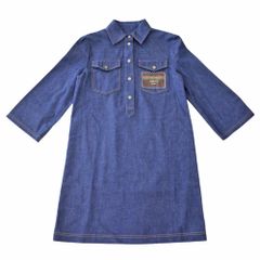 新品タグ付 Lサイズ グッチ デニム ワンピース ホースビット シェリー