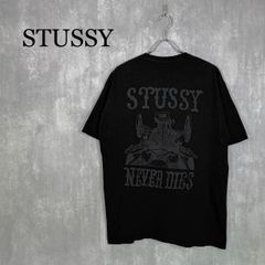 STUSSY スカルプリント タンクトップ ブラック 激レア - メルカリ