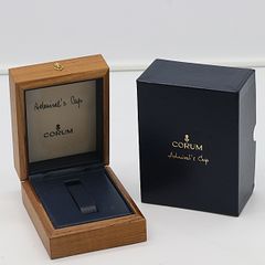 コルム アドミラルズカップ 空箱 CORUM 高級腕時計ケース 木箱 - メルカリ