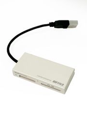 バッファロー BUFFALO USB2.0用 カードリーダー/ライター 42+1メディア対応 BSCRA28U2WH 動作確認済