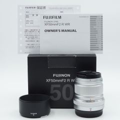 【新品級】FUJIFILM X フジフィルム フジノン 50mm F2 シルバー F XF50MMF2 R WR
