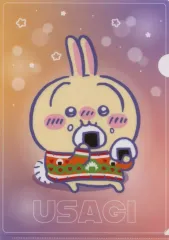 【中古】クリアファイル うさぎ オリジナルA4クリアファイル 「セブンイレブン×ちいかわ なんか小さくてかわいいやつ あったまるね、きもち」 対象商品購入特典