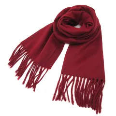 マックスマーラ MAX MARA カシミヤ100％ 大判 ストール マフラー レッド 赤 180cm イタリア製のサムネイル