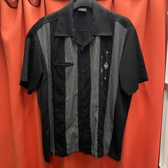 正絹アンティーク男大島紬アロハシャツ - メルカリ