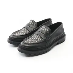ディオール Dior ローファー Dior Explorer オブリーク ジャカード レザー ローファー メンズ Used Aのサムネイル