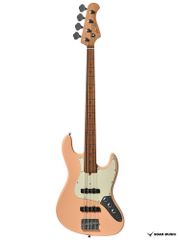 Bacchus WJB-1DX RSM/M SLPK シェルピンク  バッカス エレキベース ユニバースシリーズ ジャズベース タイプ ローステッドメイプルネック ディンキーシェイプ ステンレスフレット