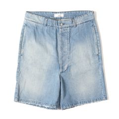 AMI Alexandre Mattiussi アミアレクサンドルマテュッシ パンツ サイズ:29 / ウォッシュド サルエル デニム ショート パンツ (AMI15SPM E15D19.61) / インディゴ / ボトムス ショーツ【メンズ】【中古】