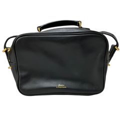 Ralph Lauren Polo ID Crossbody Camera Bag, Men's Shoulder/Messenger Bag, Black, 201goods-601 VB