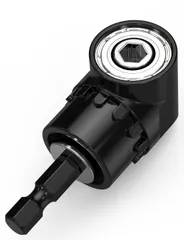ライトアングルドリルエクステンションソケット ドライバー用ソケットアダプター 105度L型 六角磁気ビットソケット 電動ドライバー対応 ドリル用アタッチメント 電動ドリルビット用角度付き工具のサムネイル