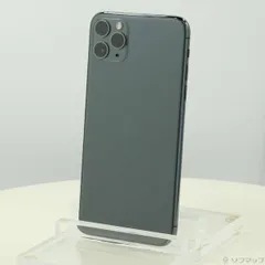 〔中古品〕 iPhone11 Pro Max 256GB ミッドナイトグリーン MWHM2J／A SIMフリー【305】