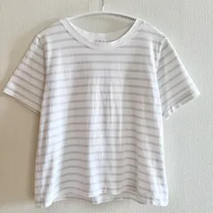 GALERIE VIE ファインコットンボーダー クルーネックTシャツ