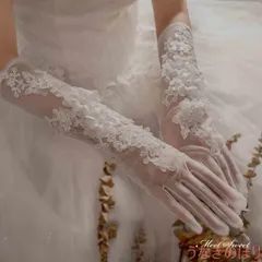 ウェディンググローブ ウエディンググローブ フラワー レース ロンググローブ 肘下 オーガンジー グローブ ブライダル 結婚式 花嫁 二次会 披露宴 前撮り 白