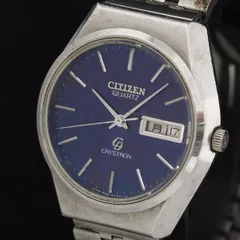 CITIZEN クリストロン デイデイト クォーツ　電池/ベルト新品　稼働品 CITIZEN クリストロン デイデイト クォーツ 電池/ベルト新品