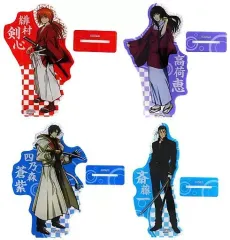 【中古】アクリルスタンド・アクリルパネル 全4種セット ビッグアクリルプレート第二弾 「るろうに剣心 -明治剣客浪漫譚-」
