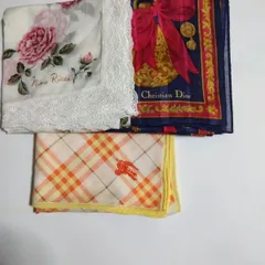 ★BURBERRY★Christian Dior★Nina Ricci★ハンカチ★ブランドハンカチ★チェック柄★リボン柄★花柄★とってもおしゃれ★