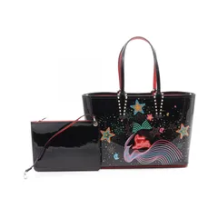 クリスチャンルブタン Christian Louboutin トートバッグ CABATA SMALL 1235009M024 ブラック/マルチ パテントレザー カバタ スモール トートバッグ レディース 新品のサムネイル