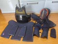【武蔵号】剣道 防具一式セット 高校〜一般向け／防具袋付き／すぐ使える初心者〜練習用に！