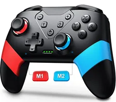 【新着商品】無線 任天堂switchに対応 スイッチ スイッチ プロコントローラー ジャイロセンサー搭載 コントローラー 連射機能 コントローラー 振動機能 Switchスリープを解除機能 背面ボタン付き プロコンNintendo 背面ボタン付き Switch