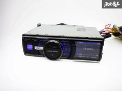 ☆保証付 即発送☆ ALPINE アルパイン IDA-X100 オーディオ ヘッドユニット 1DIN MP3 iPod USB AUX デジタルメディア