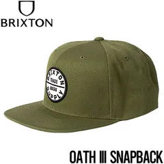 【送料無料】スナップバックキャップ 帽子 BRIXTON ブリクストン OATH III SNAPBACK 10777 OLSWC 日本代理店正規品のサムネイル