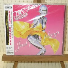 エアロスミス『ジャスト・プッシュ・プレイ＋ライヴ＆レア』告知ポスター B2サイズ ジャスト・プッシュ・プレイ＋ライヴ＆レア | エアロスミス