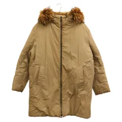 PRADA (プラダ) Nylon Patted Coat ファー付きナイロンパテッドコート ベージュのサムネイル